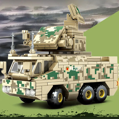 Sembo Building Block Set: Modern Military HQ-17 Air Defense Missile, Model 105603