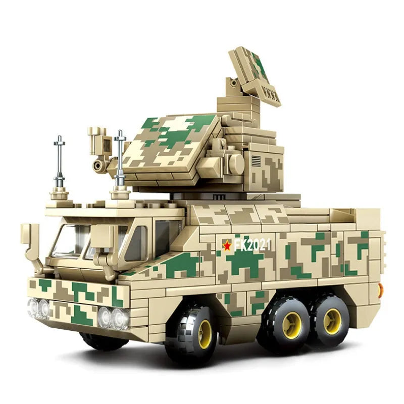 Sembo Building Block Set: Modern Military HQ-17 Air Defense Missile, Model 105603