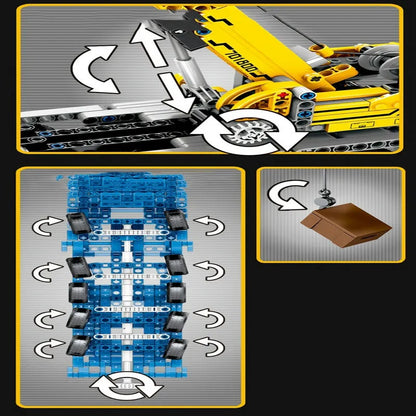 Sembo MOC Building Block Set: Lifting Crane Truck, Model 701800