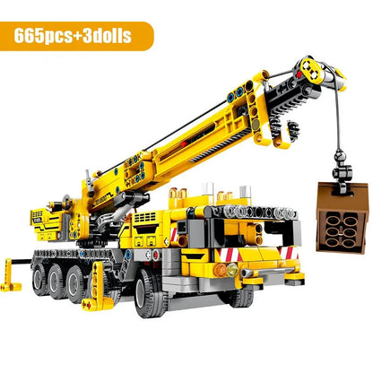 Sembo MOC Building Block Set: Lifting Crane Truck, Model 701800