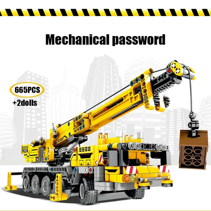 Sembo MOC Building Block Set: Lifting Crane Truck, Model 701800
