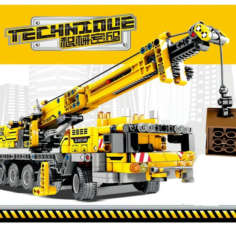 Sembo MOC Building Block Set: Lifting Crane Truck, Model 701800