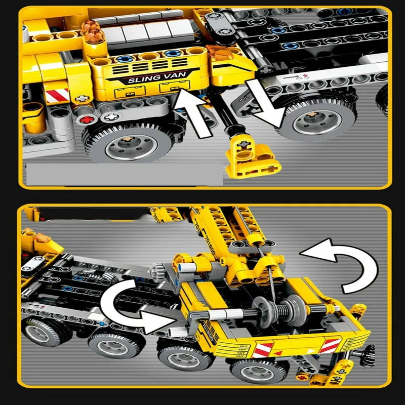 Sembo MOC Building Block Set: Lifting Crane Truck, Model 701800