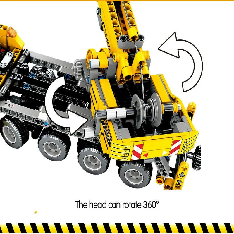 Sembo MOC Building Block Set: Lifting Crane Truck, Model 701800