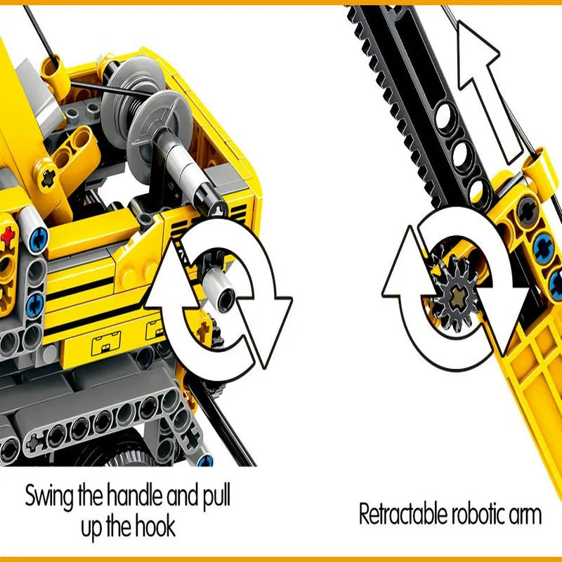 Sembo MOC Building Block Set: Lifting Crane Truck, Model 701800