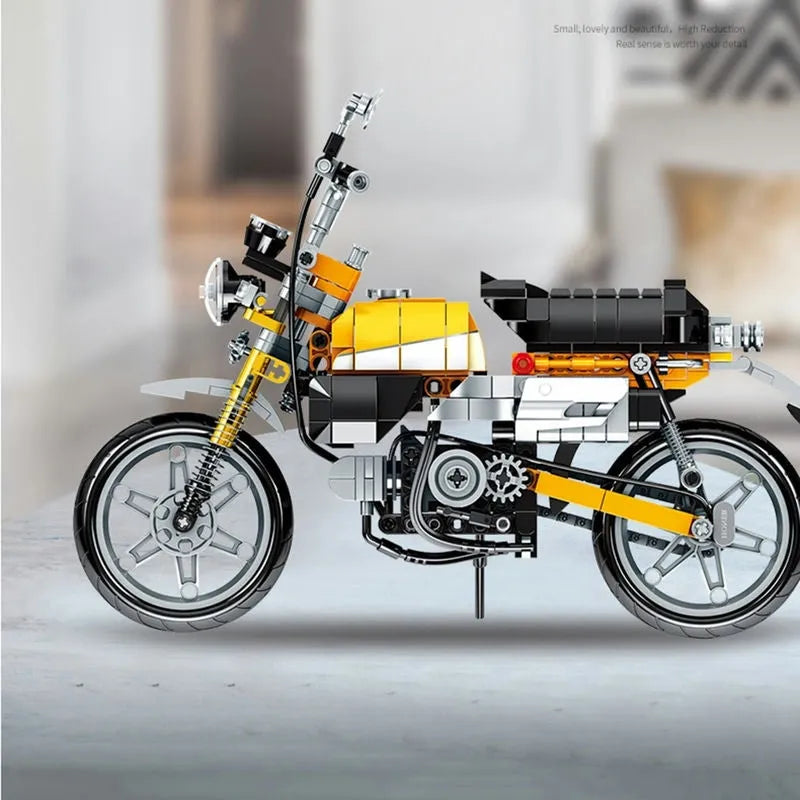 Sembo MOC Building Block Set: Classic Honda Monkey Motorcycle, Model 701605