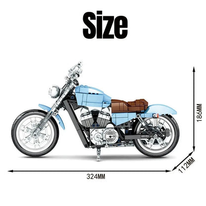 Sembo MOC Building Block Set: Classic Road Motorcycle 701714