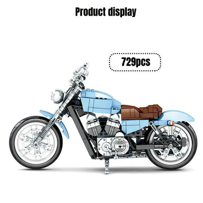 Sembo MOC Building Block Set: Classic Road Motorcycle 701714