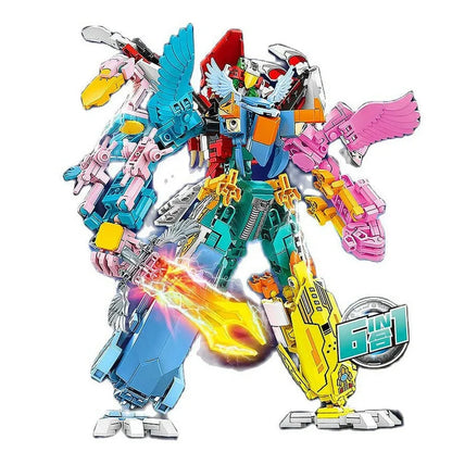 Sembo Building Block Set: Transformation Flying Birds Robot Sky Knight, Model 103324