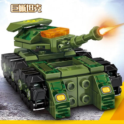 Sembo Building Block Set: Transformers Mechanical Robot Tank Fighter, Model 103161
