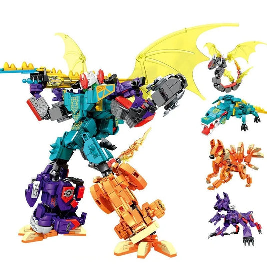 Sembo Building Block Set: Transforming Mecha Animal Robot Warrior, Model 103266