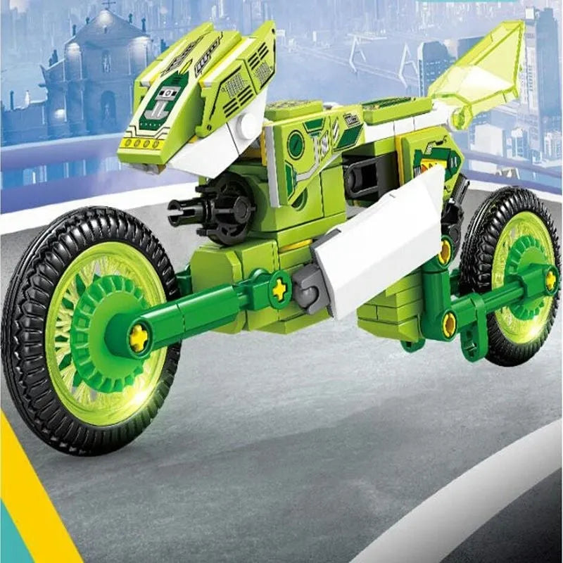Sembo Building Block Set: Transforming Super Morphing Motorcycle Robot, Model 103320