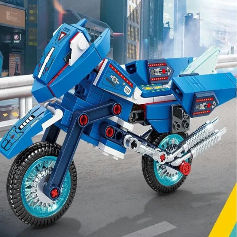 Sembo Building Block Set: Transforming Super Morphing Motorcycle Robot, Model 103320