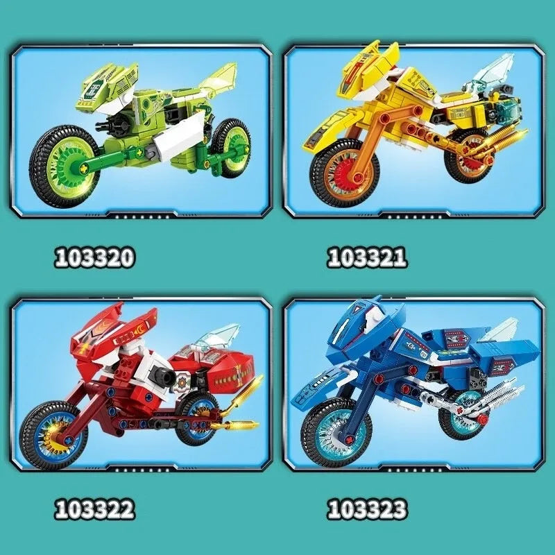 Sembo Building Block Set: Transforming Super Morphing Motorcycle Robot, Model 103320