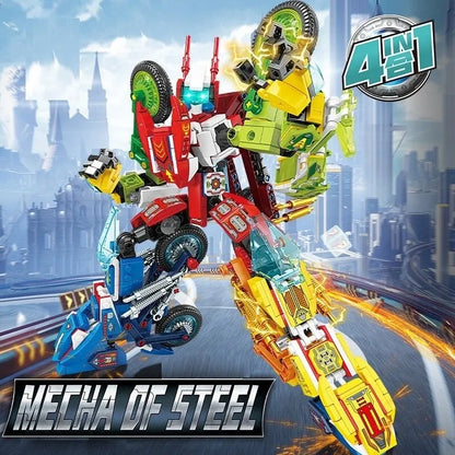 Sembo Building Block Set: Transforming Super Morphing Motorcycle Robot, Model 103320