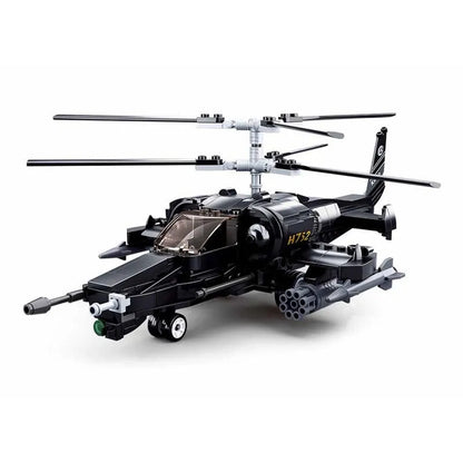 Sluban MOC Building Block Set: KA50 Armed Helicopter Gunship, Model SB0752