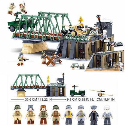 Sluban Building Block Set: WW2 1944 Winter Counterattack, Model SB0981