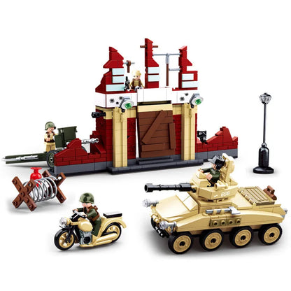 Sluban Building Block Set: WW2 Army Battle of Stalingrad, Model SB0696