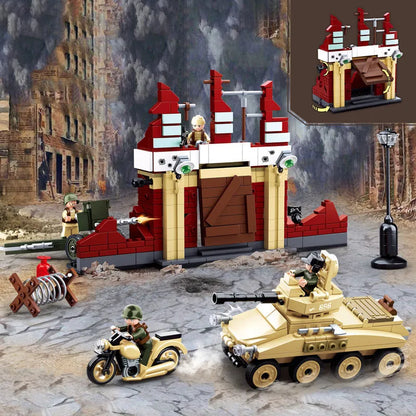Sluban Building Block Set: WW2 Army Battle of Stalingrad, Model SB0696