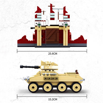 Sluban Building Block Set: WW2 Army Battle of Stalingrad, Model SB0696