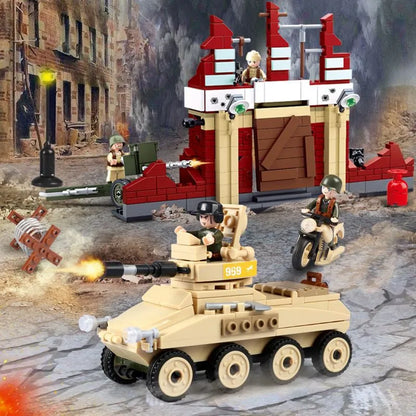 Sluban Building Block Set: WW2 Army Battle of Stalingrad, Model SB0696