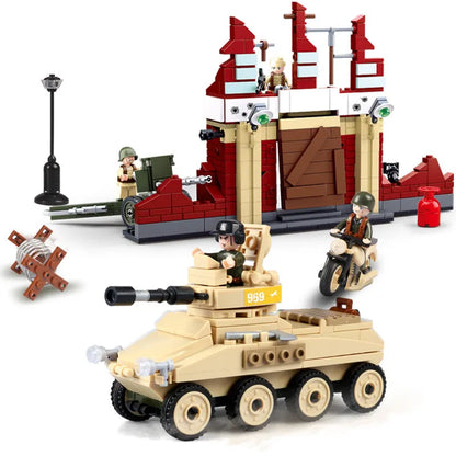 Sluban Building Block Set: WW2 Army Battle of Stalingrad, Model SB0696