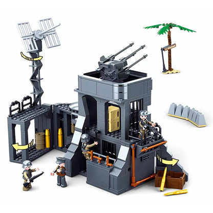 Sluban Building Block Set: WW2 German Atlantic Fort, Model SB0861