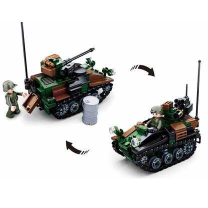 Sluban Building Block Set: WW2 German WIESEL 1 Airborne Tank, Model SB0750
