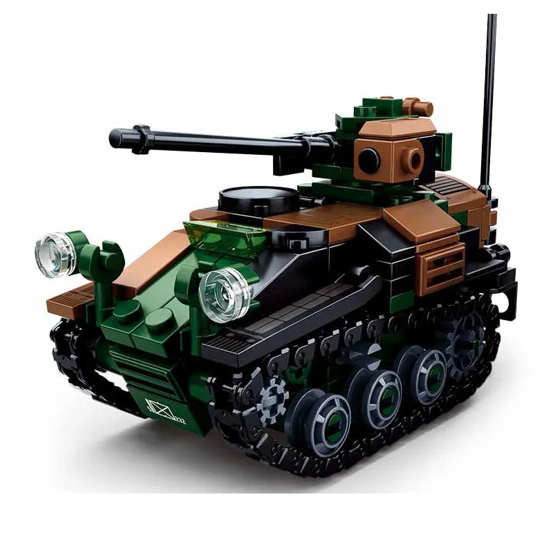 Sluban Building Block Set: WW2 German WIESEL 1 Airborne Tank, Model SB0750