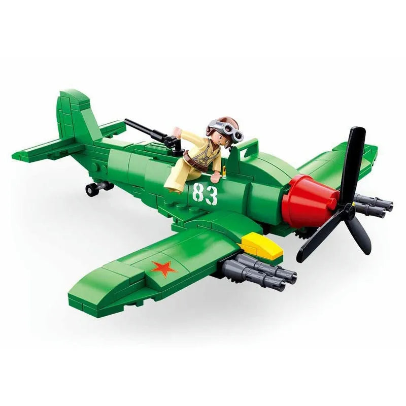 Sluban Building Block Set: WW2 Il2 Fighter Aircraft, Model SB0683