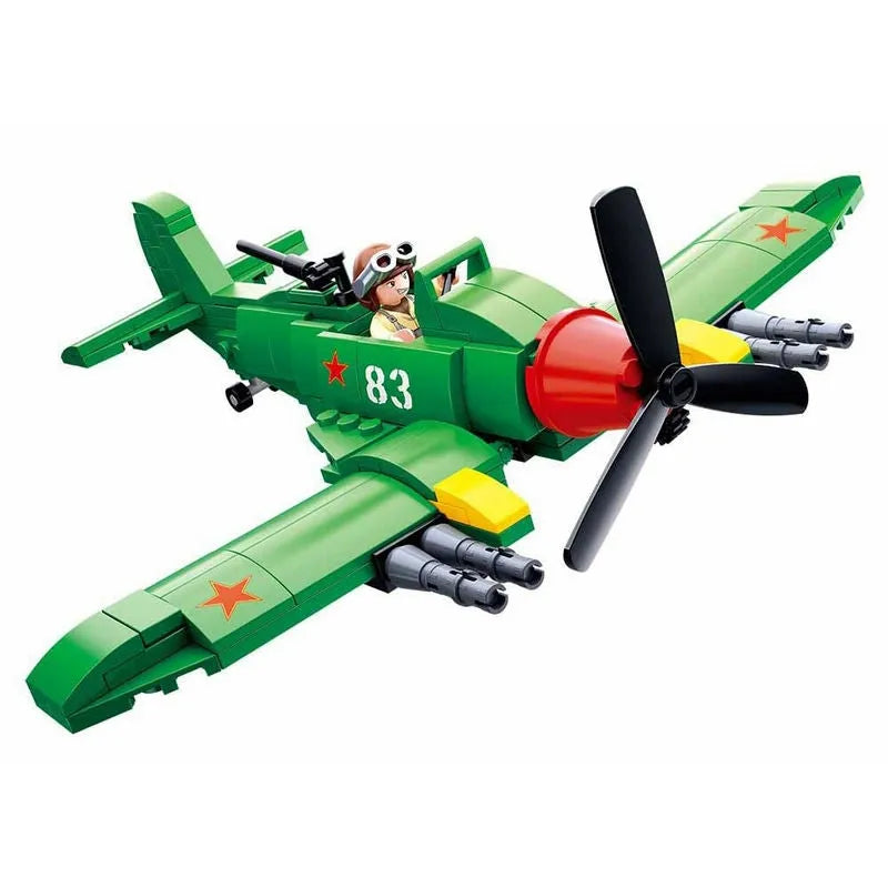 Sluban Building Block Set: WW2 Il2 Fighter Aircraft, Model SB0683