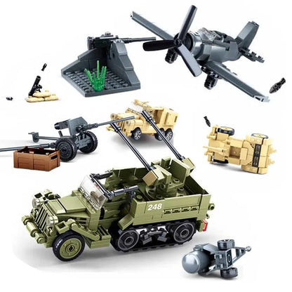 Sluban Building Block Set: WW2 North African Campaign Battle, Model SB0812