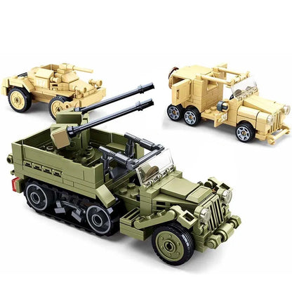 Sluban Building Block Set: WW2 North African Campaign Battle, Model SB0812