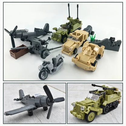 Sluban Building Block Set: WW2 North African Campaign Battle, Model SB0812