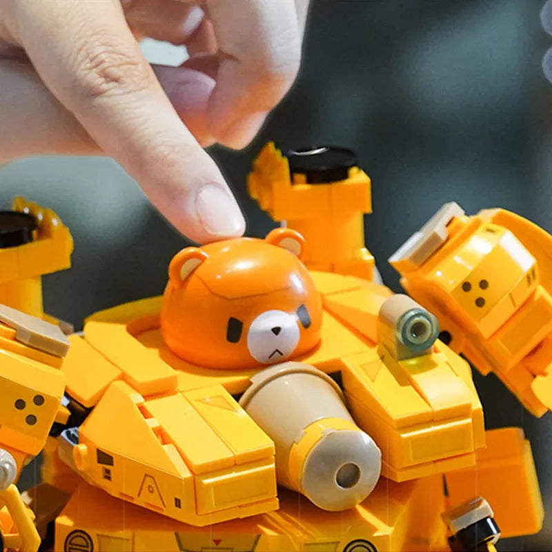 Sluban MOC Building Block Set: Heavy Artillery Mecha Robot Warrior, Model SB1093
