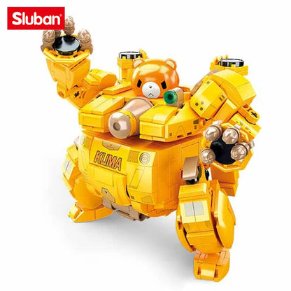 Sluban MOC Building Block Set: Heavy Artillery Mecha Robot Warrior, Model SB1093