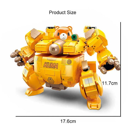 Sluban MOC Building Block Set: Heavy Artillery Mecha Robot Warrior, Model SB1093