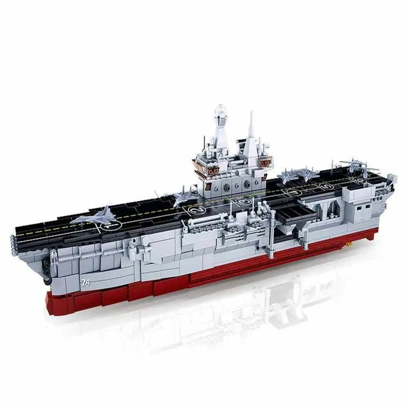 Sluban MOC Building Block Set: 075 Amphibious Attack War Ship, Model SB0699