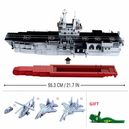 Sluban MOC Building Block Set: 075 Amphibious Attack War Ship, Model SB0699