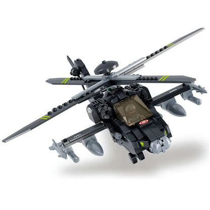 Sluban MOC Building Block Set: Armed US Attack Helicopter, Model SB0511