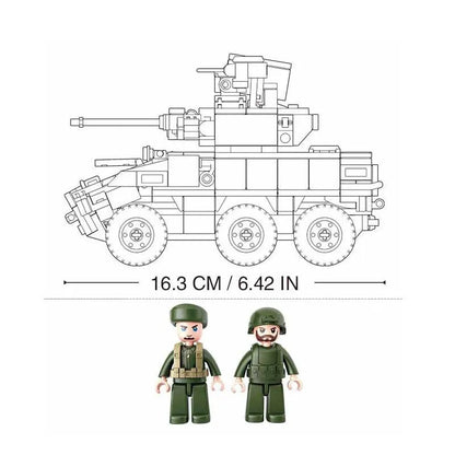 Sluban MOC Building Block Set: EBRC Infantry Combat Vehicle, Model SB0753