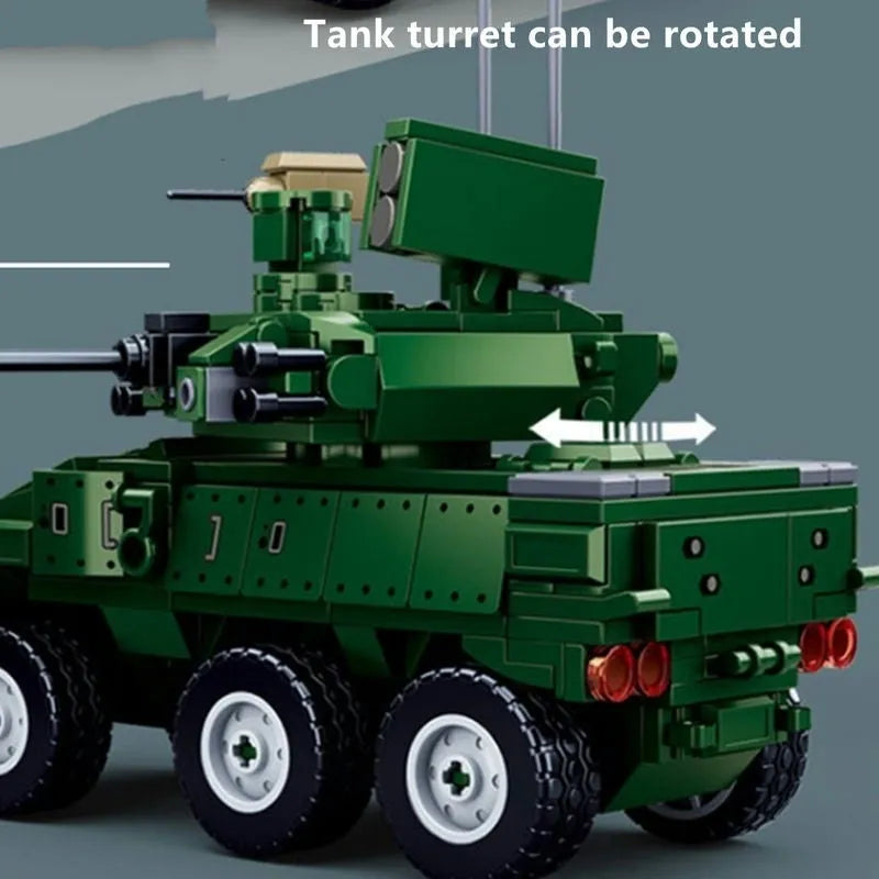 Sluban MOC Building Block Set: EBRC Infantry Combat Vehicle, Model SB0753