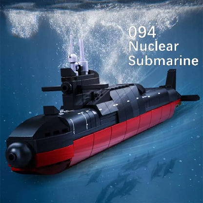 Sluban MOC Building Block Set: Navy 094 Nuclear Submarine, Model SB0703