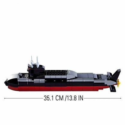Sluban MOC Building Block Set: Navy 094 Nuclear Submarine, Model SB0703