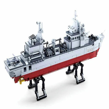 Sluban MOC Building Block Set: Navy 906B Supply Vessel, Model SB0701