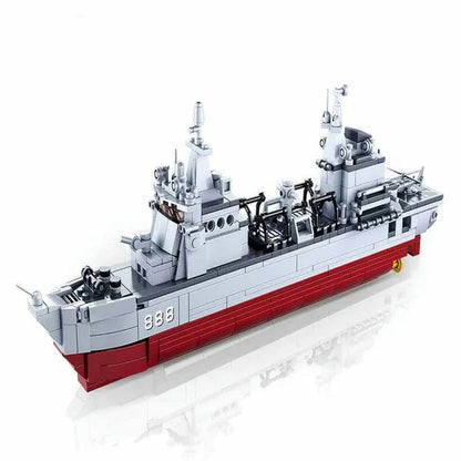 Sluban MOC Building Block Set: Navy 906B Supply Vessel, Model SB0701