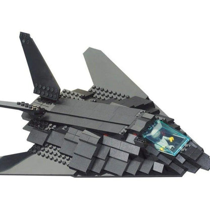 Sluban MOC Building Block Set: Stealth Bomber Jet F-117 Aircraft, Model SB0108