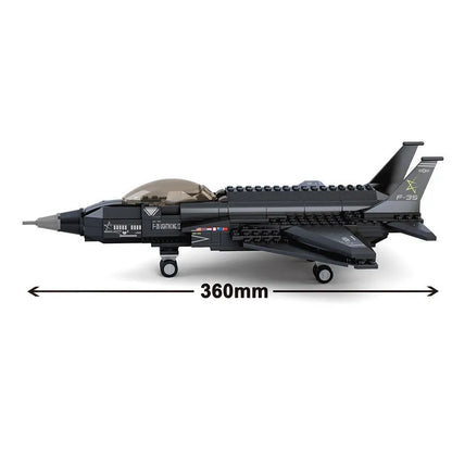 Sluban MOC Building Block Set: Stealth Fighter Jet F-35 Aircraft, Model SB0510