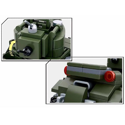 Sluban MOC Building Block Set: WW2 BT7 Fast Tank, Model SB0686