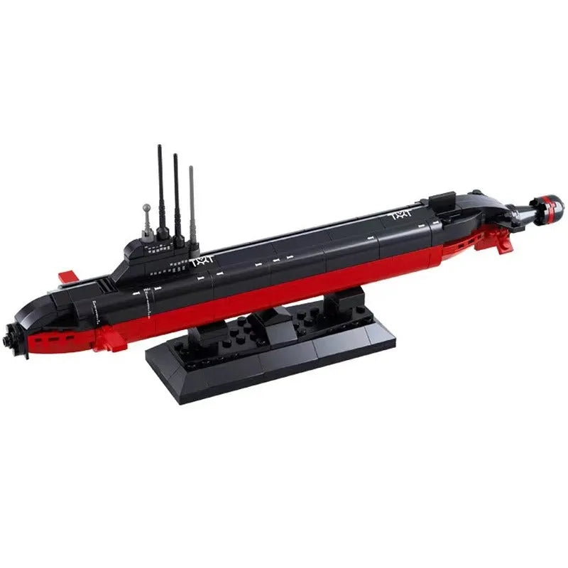 Sluban MOC Building Block Set: WW2 Navy Nuclear Submarine, Model SB0391